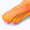 PUMA Ultra Pro FG/AG Jr scarpe da calcio per bambini sunset glow/puma nero/sun stream 7