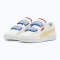 PUMA Smash 3.0 Summer Camp V PS scarpe da bambino bianco caldo/camomilla/puma bianco 8