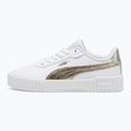 Scarpe da donna PUMA Carina 2.0 Metallic Shine puma bianco/puma oro/puma argento 9