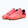 PUMA Future 7 Play FG/AG Jr scarpe da calcio bambino sunset glow/puma nero/sun stream 10