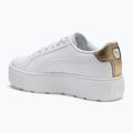 PUMA Karmen Metallic Shine scarpe da donna puma bianco/puma argento/puma oro 3