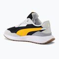 Scarpe PUMA Runtamed Plus nero/giallo sfrigolio/grigio piuma/nebbia grigia/bianco 3