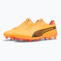 PUMA King Ultimate Fg/Ag sun stream/puma nero/sunset glow scarpe da calcio 10