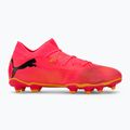 PUMA Future 7 Match FG/AG Jr scarpe da calcio bambino sunset glow/puma nero/sun stream 2