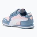 PUMA Cabana Racer SL 20 V Inf scarpe da bambino sussurro di rosa/puma bianco/azzurro 3