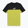 PUMA ESS+ Block Tee Uomo puma nero/lime sheen