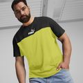 PUMA ESS+ Block Tee Uomo puma nero/lime sheen 4