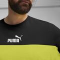 PUMA ESS+ Block Tee Uomo puma nero/lime sheen 5