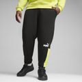 Uomo PUMA ESS+ Block Sweatpants TR puma nero/lime sheen 4