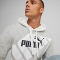 Felpa PUMA Power Graphic Hoodie TR grigio chiaro da uomo, in erica 6