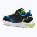 Scarpe da bambino KangaROOS K-SLB Lighto EV jet black/limetta 3