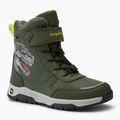 KangaROOS K-MJ Edison EV RTX SL oliva / limetta dino junior stivali da neve