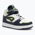 Scarpe da bambino KangaROOS K-CP Dunkin Mid EV dark navy/lime