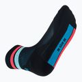 CEP Miami Vibes 80's calzini da corsa a compressione da uomo nero/blu/rosa 6