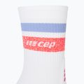 CEP Miami Vibes 80's white/pink sky calzini da corsa a compressione da uomo 5