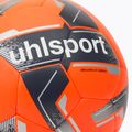 Pallone da Calcio uhlsport 290 Ultra Lite Addglue fluo arancione / marina / argento dimensioni 5 3