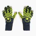 Uhlsport Prediction Flex HN guanti da portiere blu/bianco/giallo fluo