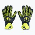 Guanto da portiere uhlsport Prediction Supersoft HN navy/bianco/giallo fluo