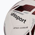 Uhlsport Attack Addglue calcio bianco / nero / rosso fluo dimensioni 4 3