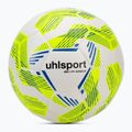 Calcio uhlsport 350 Lite Addglue bianco / giallo fluo / blu scuro dimensioni 4