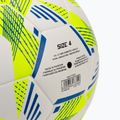Calcio uhlsport 350 Lite Addglue bianco / giallo fluo / blu scuro dimensioni 4 3