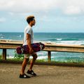 Surfskate skateboard Carver C7 Raw 31" Kai Lava 2022 Completo rosso-viola C1013011142 14