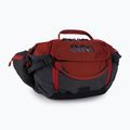 EVOC Hip Pack Pro 3 litri con serbatoio da 1,5 litri grigio carbonio/rosso peperoncino