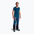 Pantaloni softshell da uomo ORTOVOX Pordoi blu petrolio 2