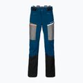 Pantaloni softshell da uomo ORTOVOX Pordoi blu petrolio 8