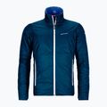 Giacca ibrida ORTOVOX Swisswool da uomo Piz Boval blu petrolio 8