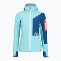 Giacca softshell donna ORTOVOX Berrino con cappuccio cascata di ghiaccio