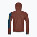 Giacca softshell da uomo ORTOVOX Berrino con cappuccio in argilla arancione 2