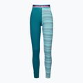 Pantaloni termoattivi donna ORTOVOX 185 Rock'N'Wool Long ice waterfall