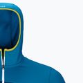 Giacca da trekking da uomo ORTOVOX Fleece Grid Hoody heritage blu 7