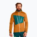 Felpa da uomo ORTOVOX Fleece Grid Hoody sly fox trekking