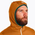 Felpa da uomo ORTOVOX Fleece Grid Hoody sly fox trekking 4