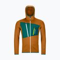 Felpa da uomo ORTOVOX Fleece Grid Hoody sly fox trekking 9