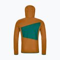 Felpa da uomo ORTOVOX Fleece Grid Hoody sly fox trekking 10