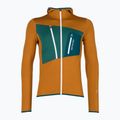 Felpa da uomo ORTOVOX Fleece Grid Hoody sly fox trekking 5