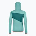 Giacca da trekking donna ORTOVOX Fleece Grid Hoody ice waterfall 2