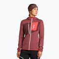 Felpa trekking donna ORTOVOX Fleece Grid Hoody mountain rose