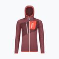 Felpa trekking donna ORTOVOX Fleece Grid Hoody mountain rose 10