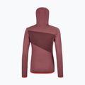 Felpa trekking donna ORTOVOX Fleece Grid Hoody mountain rose 11