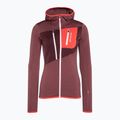 Felpa trekking donna ORTOVOX Fleece Grid Hoody mountain rose 6