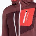 Felpa trekking donna ORTOVOX Fleece Grid Hoody mountain rose 8