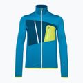 Giacca da trekking da uomo ORTOVOX Fleece Grid heritage blu