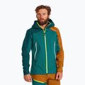 Giacca antipioggia da uomo ORTOVOX Westalpen 3L Light verde pacifico
