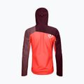 Giacca da pioggia da donna ORTOVOX Westalpen 3L Corallo chiaro 6