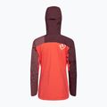 Giacca da pioggia da donna ORTOVOX Westalpen 3L Corallo chiaro 2