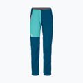 Pantaloni softshell da donna ORTOVOX Berrino blu petrolio